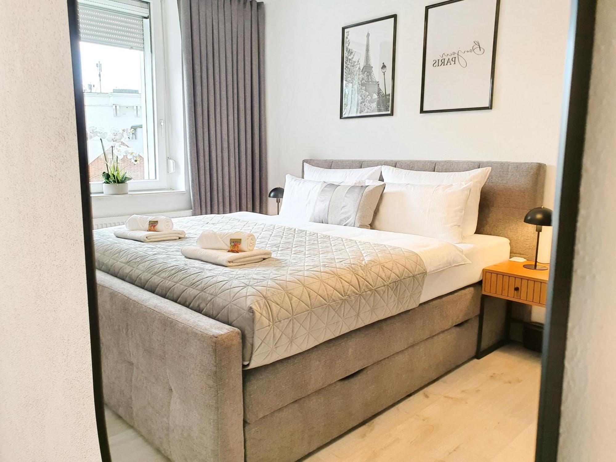 Livation - Apartments Hamm-Mitte - 2 Zi - Nespresso - Smarttv - Freewifi - Ausgestattete Kueche - 24H Check-In - Bis 4 Pers Pro Apartment Hamm  Exterior photo